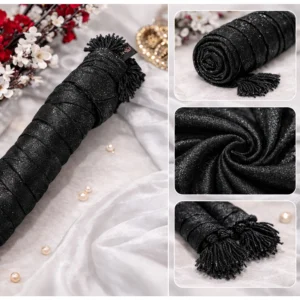 Black shimmer shawl 1 Black Shimmer shawl