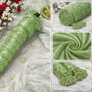 Pista Green Shimmer shawl 1 Shimmer shawl