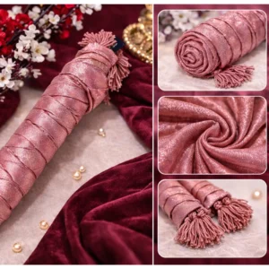 Rose gold shimmer shawl 1 Shimmer shawl