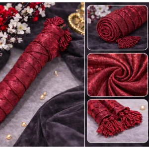 maroon shimmer shawl 1 Shimmer shawl