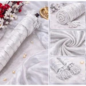 white shimmer shawl 1 White Shimmer shawl