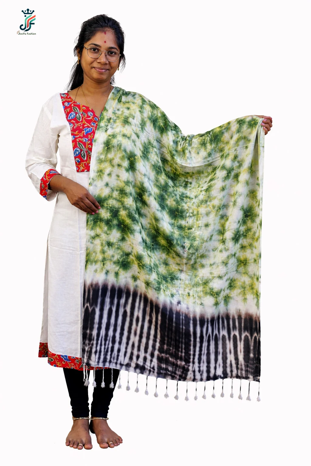 Multi color cotton stole for women daily wear India