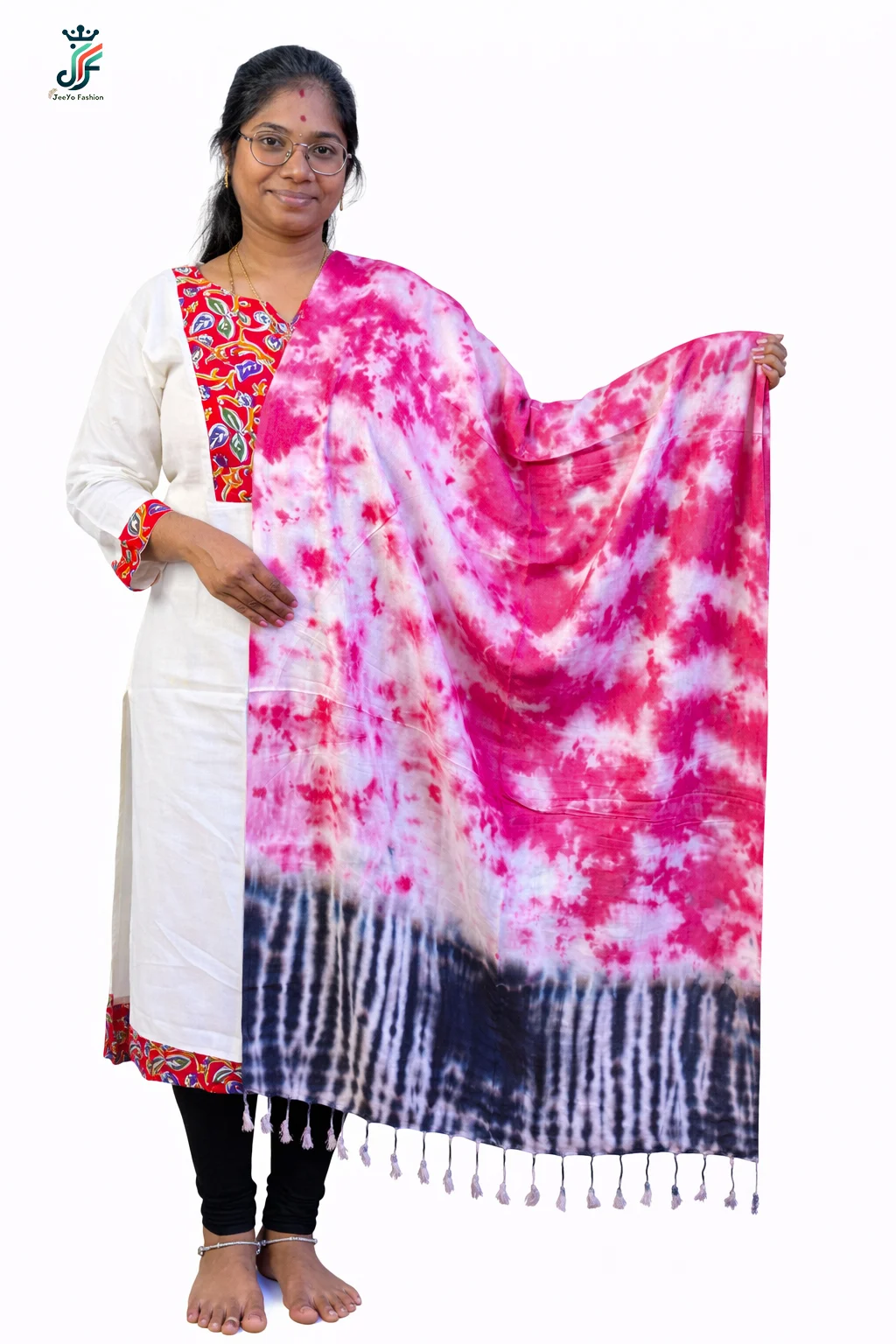 Multi color cotton stole for women daily wear India