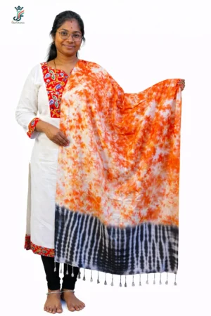 Multi color cotton stole for women daily wear India