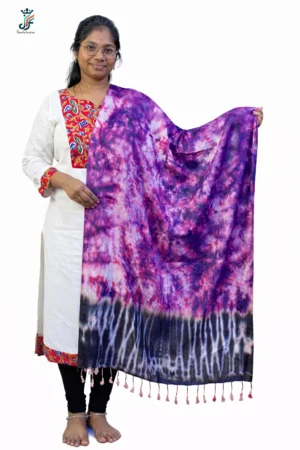 Multi color cotton stole for women daily wear India