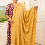 Sandal checked cotton dupatta with tassels for women – Jeeyo Fashion