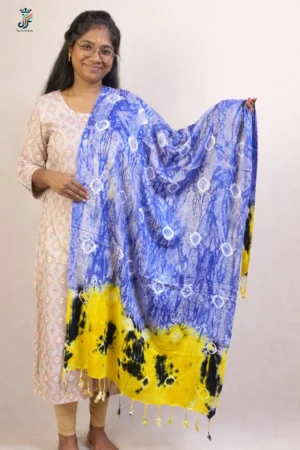 Multi color cotton stole for women