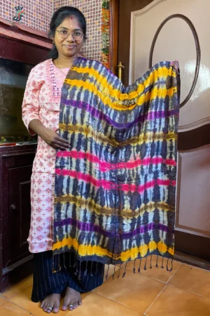 Multi color cotton stole for women daily wear India