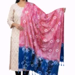 Multi color cotton stole for women