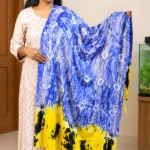 Multi color cotton stole for women