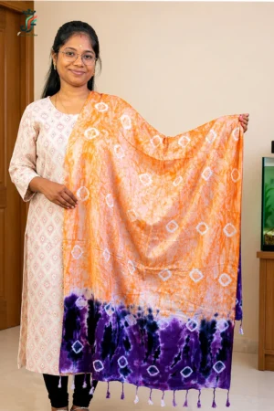 Multi color cotton stole for women