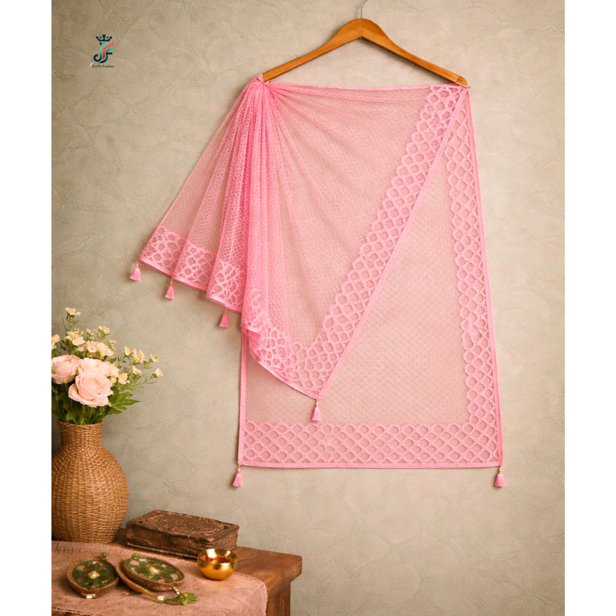 Net dupatta for women