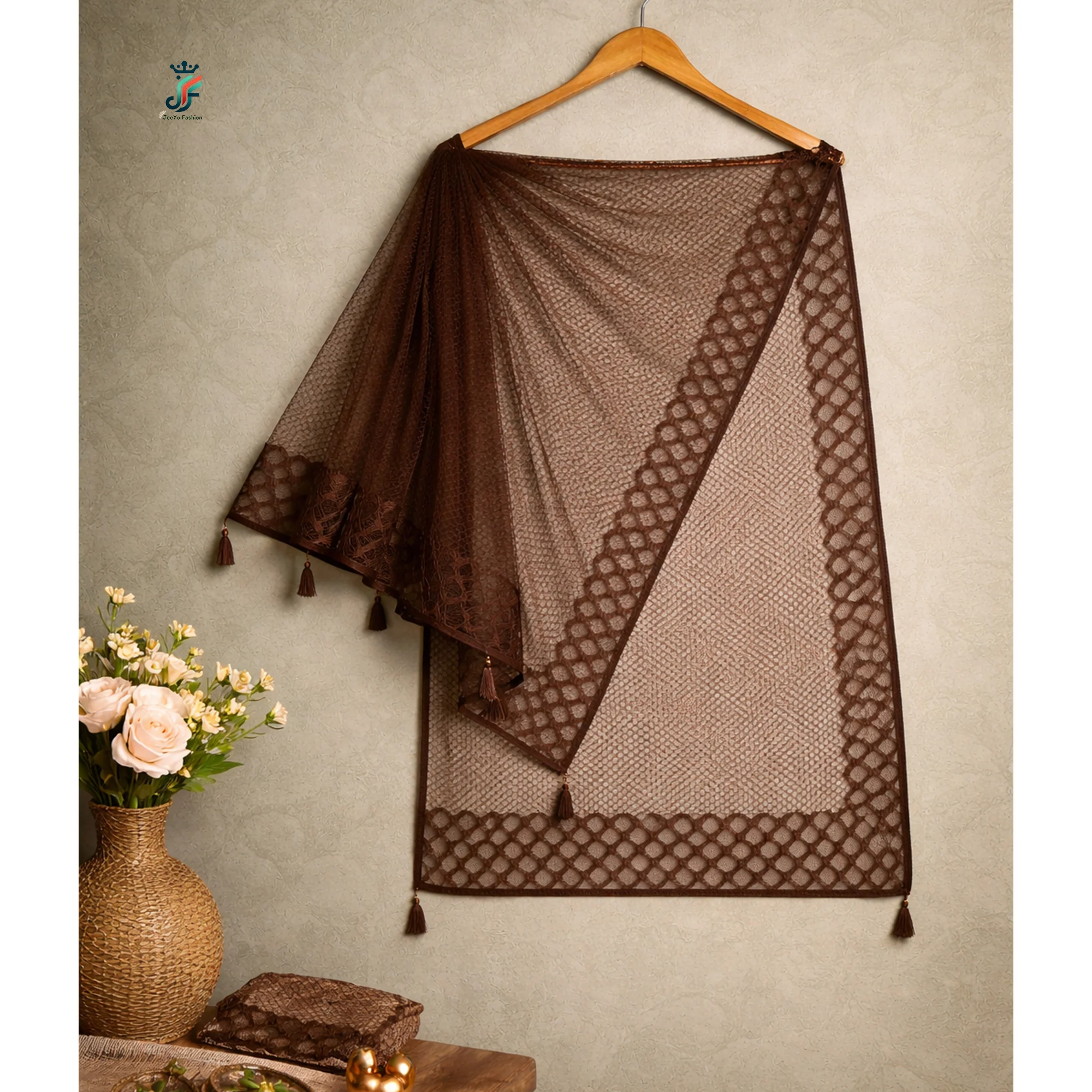 Net dupatta for women
