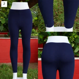navy blue ankle length leggings