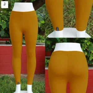 mustard ankle fit leggings