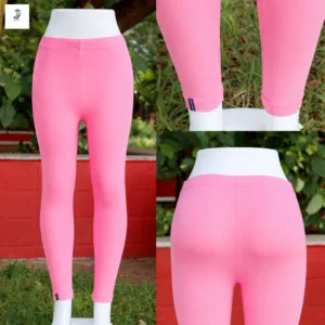 baby pink ankle length leggings