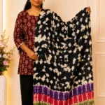 Printed stole for women with tassel detailing