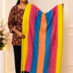 Printed stole for women with tassel detailing