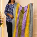 Printed stole for women with tassel detailing