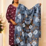 Printed stole for women with tassel detailing