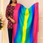 Printed stole for women with tassel detailing